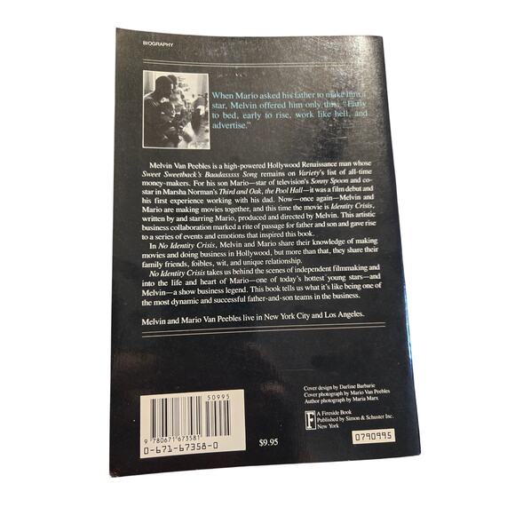 No identity crisis by Melvin and Mario Van Peebles 0671673580 fireside book - Picture 5 of 8
